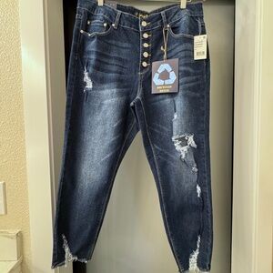 Nordstrom Indigo Rein Jeans Curvy Size 13 NWT